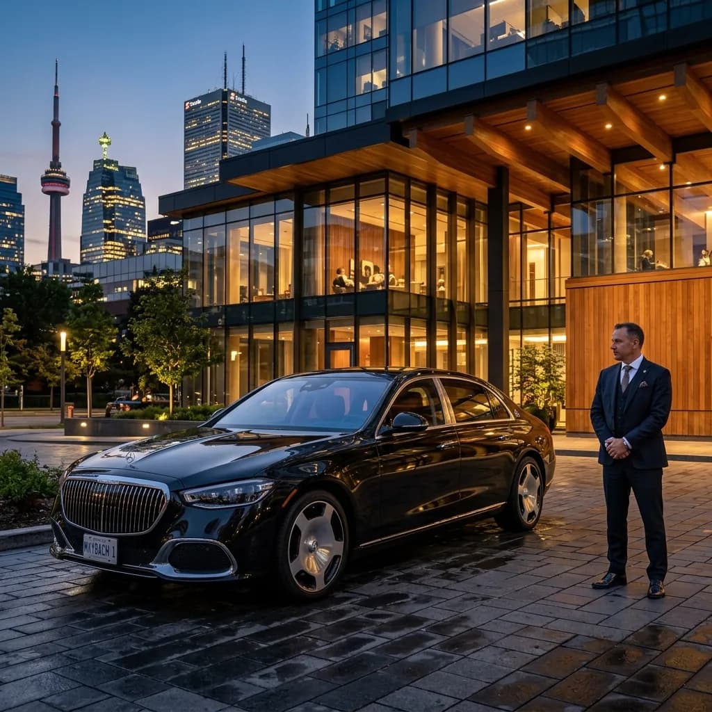 Canadian Limos luxury Mercedes-Maybach chauffeur vehicle in Toronto